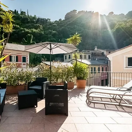 Cozy Terrace In Free Parking Portofino